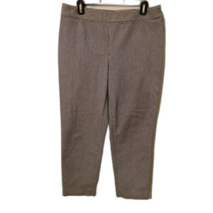 ST JOHN 12 Designer Women's Crop Pants Minimalist Preppy Luxury Classic Elegant